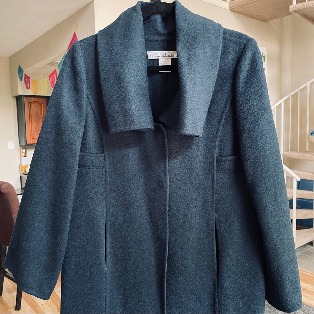 🦋 Oscar de la Renta Camel Coat